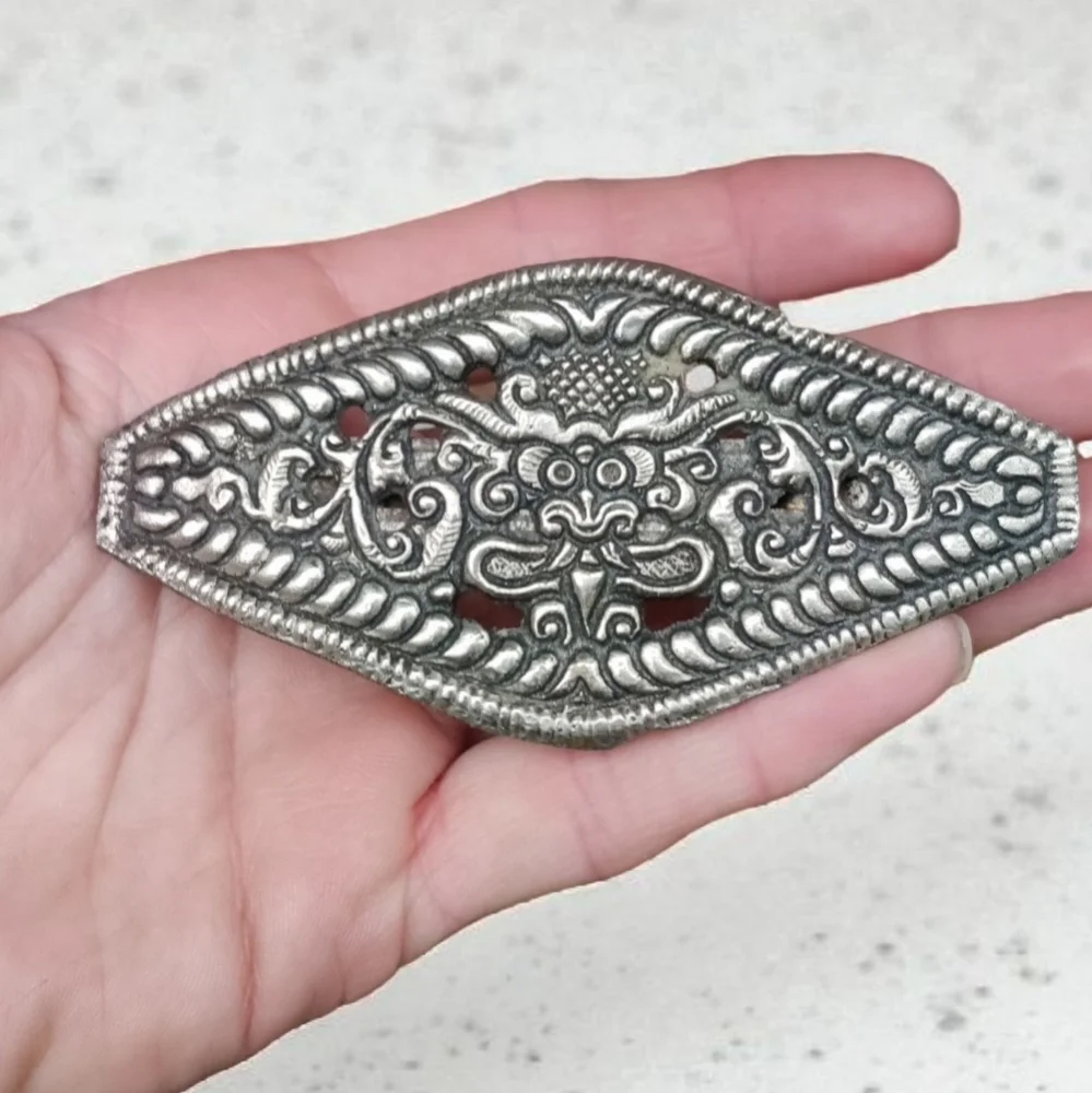 🐉 Old Vintage Tibetan Dragon Hair Clip